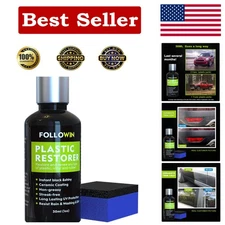 Professional Black Trim Restorer & Ceramic Coating - 30ml for Durable Protection