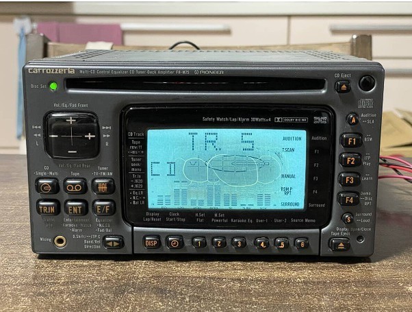 Pioneer Carrozzeria FH-M75 2DIN CD cassette Deck Player Working | eBay