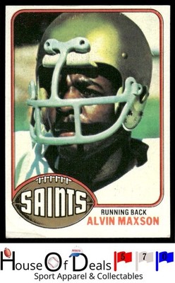 1976 Topps #83 Alvin Maxson New Orleans Saints Football card