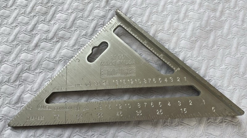 EMPIRE 2990 Aluminum Rafter Square Made in USA