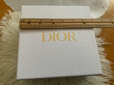 Dior Small White EMPTY BOX 6.75in x 6.75in Brand new'' ..'' ..''