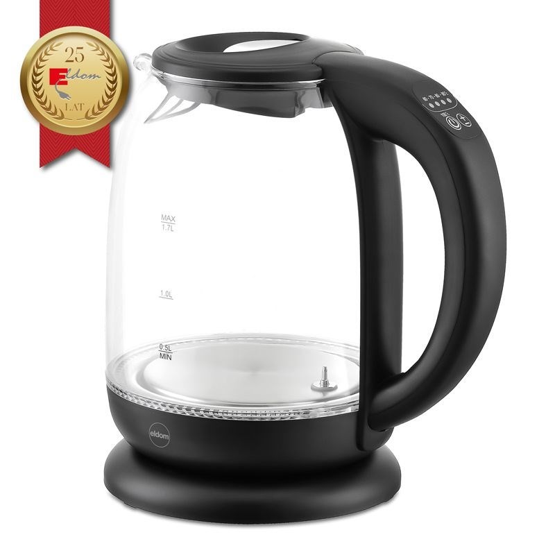 5908277386054 ELDOM C510C Lumi electric kettle 17 L 2200 W Black ELDOM 8690₽