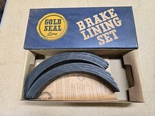 NOS 1934 CHEVY STANDARD brake shoes LINING SET OF 8 WHOLE CAR VINTAGE USA 34