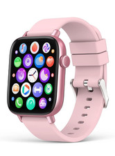 Pink Smart Watch Waterproof - Bluetooth - Reminders - Tracking