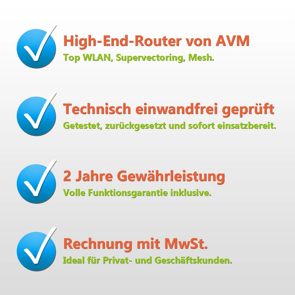 AVM FRITZ!Box 7583 VDSL/G.fast Router WLAN, AC+N, DECT, Gigabit LAN | Co - Bild 3 von 3