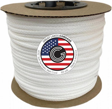 4/32" 1/8" Soft Synthetic Upholstery Welt Cord, Braided, 83 Yards