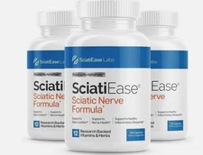 3 Pack SciatiEase Labs Sciati Ease Sciatic Nerve Formula 120 Cap NEW Exp 2027