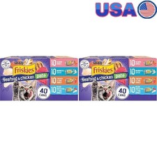 Seafood Chicken Beef Pate Cat Food Variety Pack 100 Complete Nutrition 440oz New 2.77 per gallon