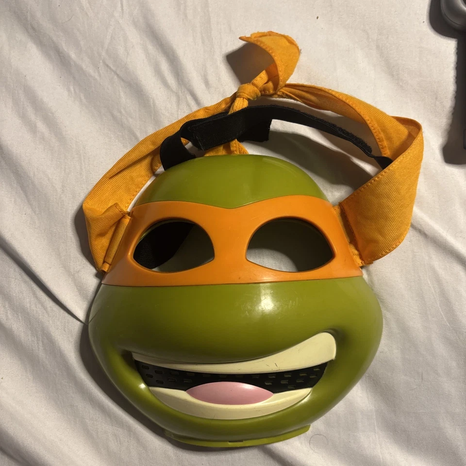 Teenage Mutant Ninja Turtle Michelangelo Mask Orange 2013 TMNT & Eye Mask + More - Image 2 of 4