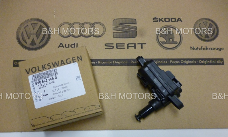 NEW GENUINE VW GROUP  FUEL FLAP / EV CHARGE FLAP SERVO MOTOR 8V0862159B