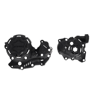Acerbis X-Power Engine Cover Kit Black #2981870001 for Yamaha YZ450F/YZ450FX