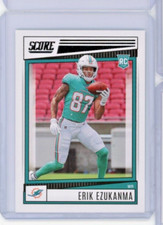 2022 Panini Score #400 Erik Ezukanma RC - Miami Dolphins - MINT