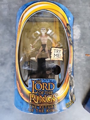 Lord of The Rings Return of The King Smeagol Gollum Talking Action Figure 
