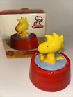 New In Box Snoopy Salt & Pepper Shaker Woodstock In Dog Dish Collectible Schulz