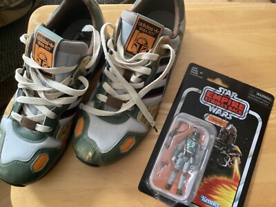 BOBA FETT Star Wars Bundle: Vintage Series Figure / ADIDAS ZX 800