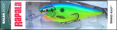 FISHING LURES RAPALA SHAD RAP ELITE SRE 75  7,5 cm GDPRT (Gilded Parrot) color