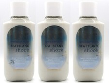 BATH  BODY WORKS SEA ISLAND SHORE BODY LOTION 8 FL OZ LOT OF 3 PCS 