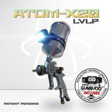 Lvlp Atom X20 Professional Automotive Car Spray Gun Paint W Free Gunbudd Light Lvlp Atom X20 Professional Automotive Car Spray Gun Paint W Free Gunbudd Light