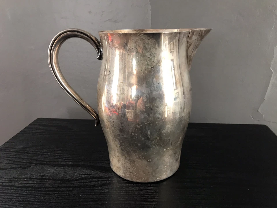 Винтажная серебряная посуда. Кувшин. Уильям Роджерс. Репродукция Paul Revere. 7 1/2" - Изображение 4 из 4