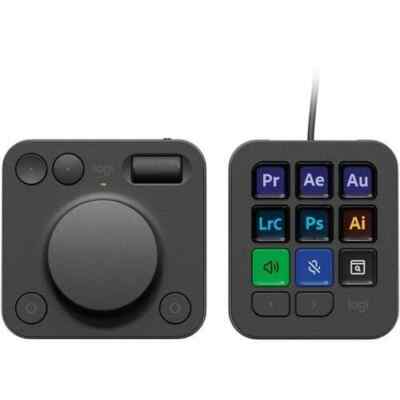 Logitech MX Creative Console, Programmable Keypad With 9 Customizable LCD Keys