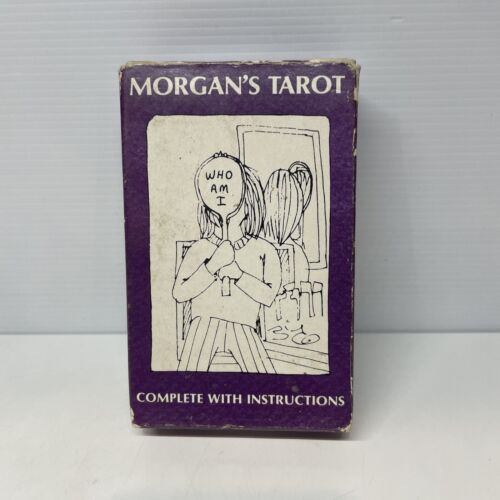 Vintage 1980's Morgan’s Tarot Card Deck Morgan Robbins - Wow! Complete - Foto 1 di 11