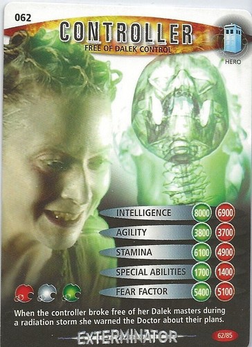 DOCTOR WHO TEST CARDS EXTERMINATOR BATTLES IN TIME 1 TO 85 CHOOSE - Picture 70 of 86