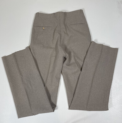 Mens Size 34 Vintage Sears Roebuck Polyester Trousers Pants