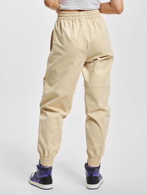 Nike Sportswear Women's Swoosh Woven Pants Joggers Tan