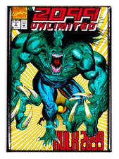 Marvel Comics Incredible Hulk 2099 Unlimited #3 FRIDGE MAGNET Avengers Captain A