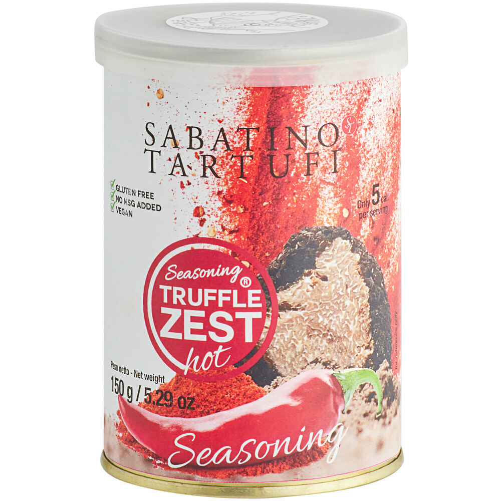 Trufas Sabatino 5,29 oz. Condimento caliente Truffle Zest