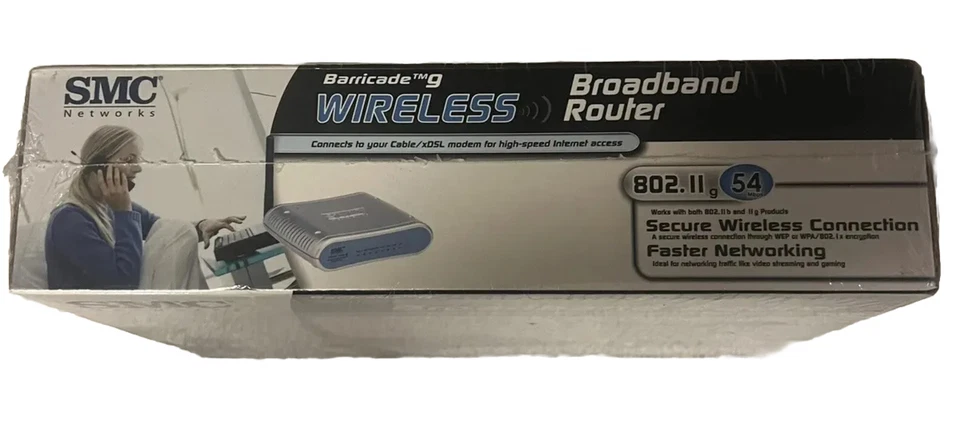 SMC Wireless 54mbps Broadband Router 802.11g Secure Wireless Connection NEW - Image 3 of 3