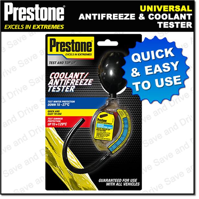 Prestone Antifreeze & Summer Coolant Tester Anti Freeze Hydrometer