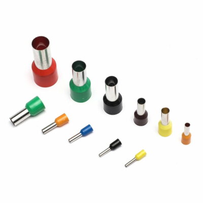 Wire End Sleeves 0.5-50mm2 Insulated Wire End Sleeve Crimp Male Connector