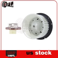 1X Blower Motor and 1X Resistor For 1999-2007 Ford F-250 F-350 Super Duty Front