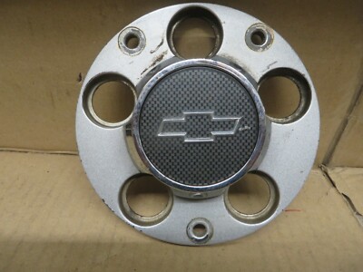 CHEVY WHEEL CENTER CAP OEM # 09593297 METAL CAP - carbon fiber decal field