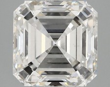 3.05 Ct Asscher IGI Certified Loose Lab Grown CVD Diamond H Color VS1 Clarity