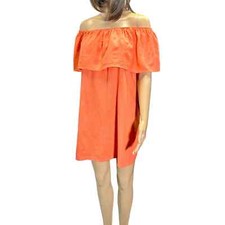 Show Me Your Mumu Mini Dress Size M Tunic Orange Coral Resort Cruise