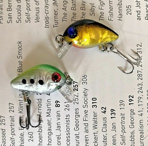 10 x Micro Small Mini Fishing Shallow Floating surface fish lures - Picture 11 of 12