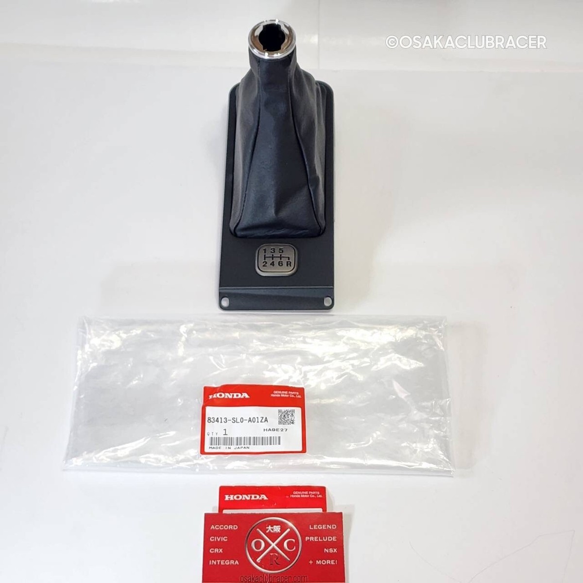 Genuine OEM Honda Acura NSX Shift Boot 6 Speed 6MT 97-05 91-05