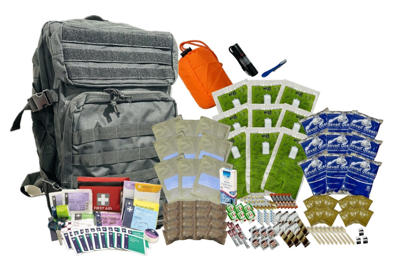 72 Hour Survival Kit - Bug out Bag - Shelter In Place Kit | eBay UK