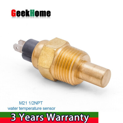 Maxgeek 21mm 1/2 NPT Generator Water Temperature Sensor Alarm Sensor Plug