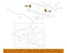 GM OEM 17-23 Bolt EV Windshield Wiper Washer Components-Washer Nozzle 95429754