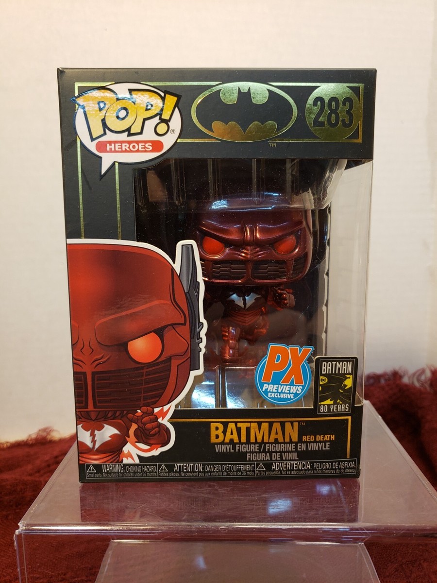 BATMAN RED DEATH FUNKO POP 283 FIGURE COLLECTIBLE DC DEATH METAL
