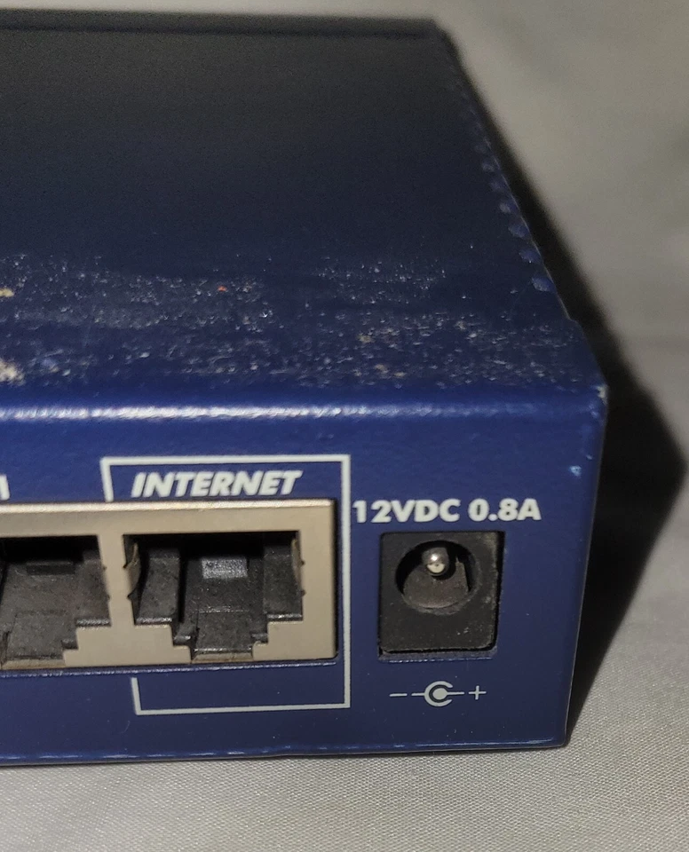 Netgear ProSafe FR114P Firewall Cable/DSL Print Server NO AC Adapter OEM Used - Image 4 of 4