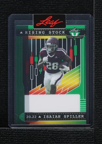 2022 Leaf Valiant Isaiah Spiller #RS-IS1