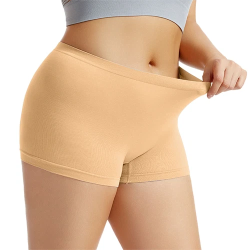 Womens Boyshorts Underwear Seamless Full Coverage Soft Cosy Stretch Boxer Shorts - Picture 29 of 51
