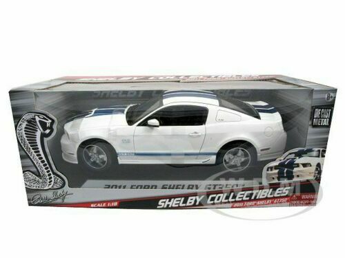 2011 FORD SHELBY MUSTANG GT350 WHITE 1/18 DIECAST BY SHELBY