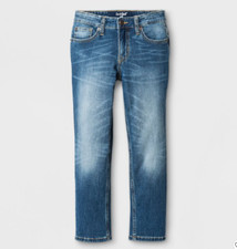 Boys 6 PAIR of Cat And Jack Skinny Stretch Blue Jeans Size 10 Husky NEW in box