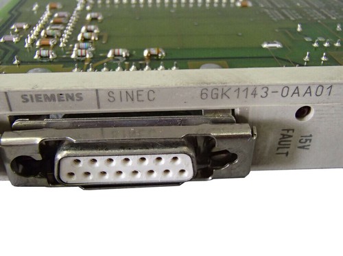 6GK11430AA01 - SIEMENS - 6GK1143-0AA01 Comm. processor mod. RECONDITIONNÉ - Foto 3 di 3