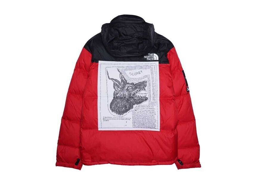 Supreme x The North Face Nuptse Jacket Black Red Green Supreme x The North Face Nuptse Jacket Black Red Green